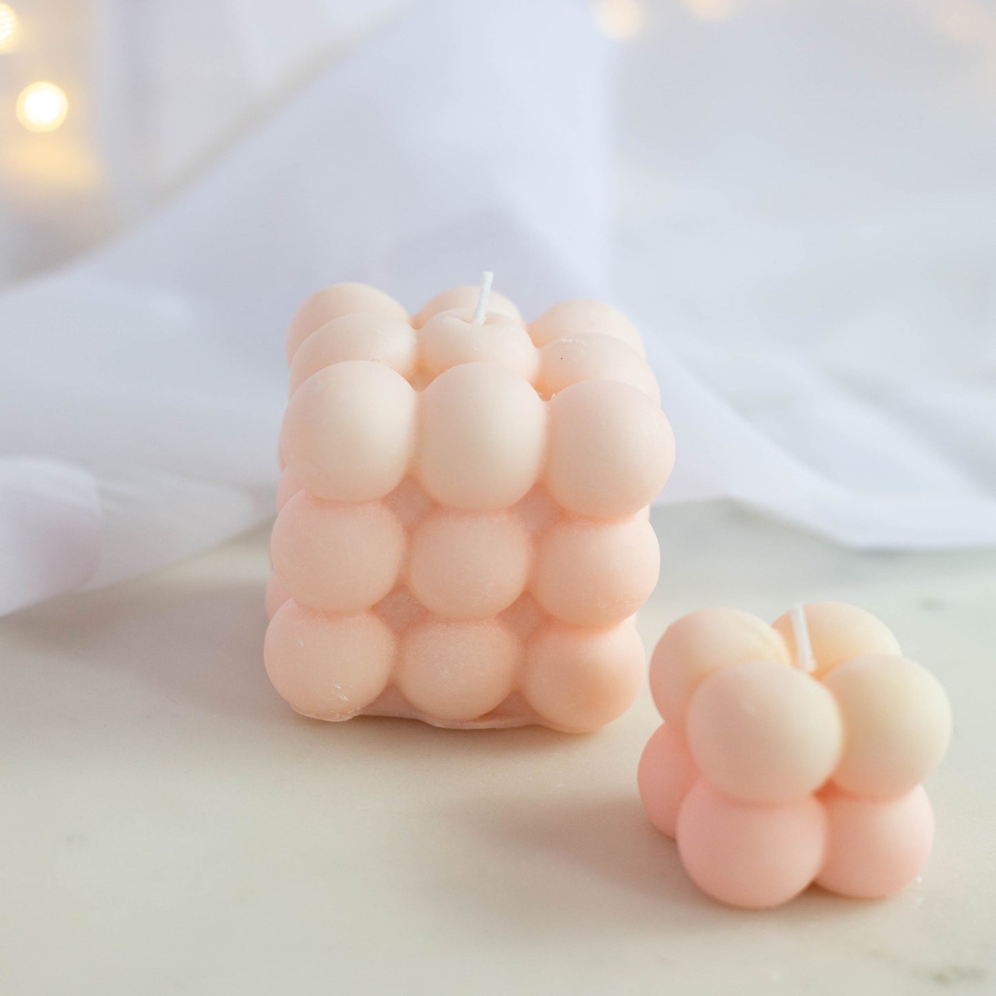Pink Bubble Candle L-Penny Lane Organics