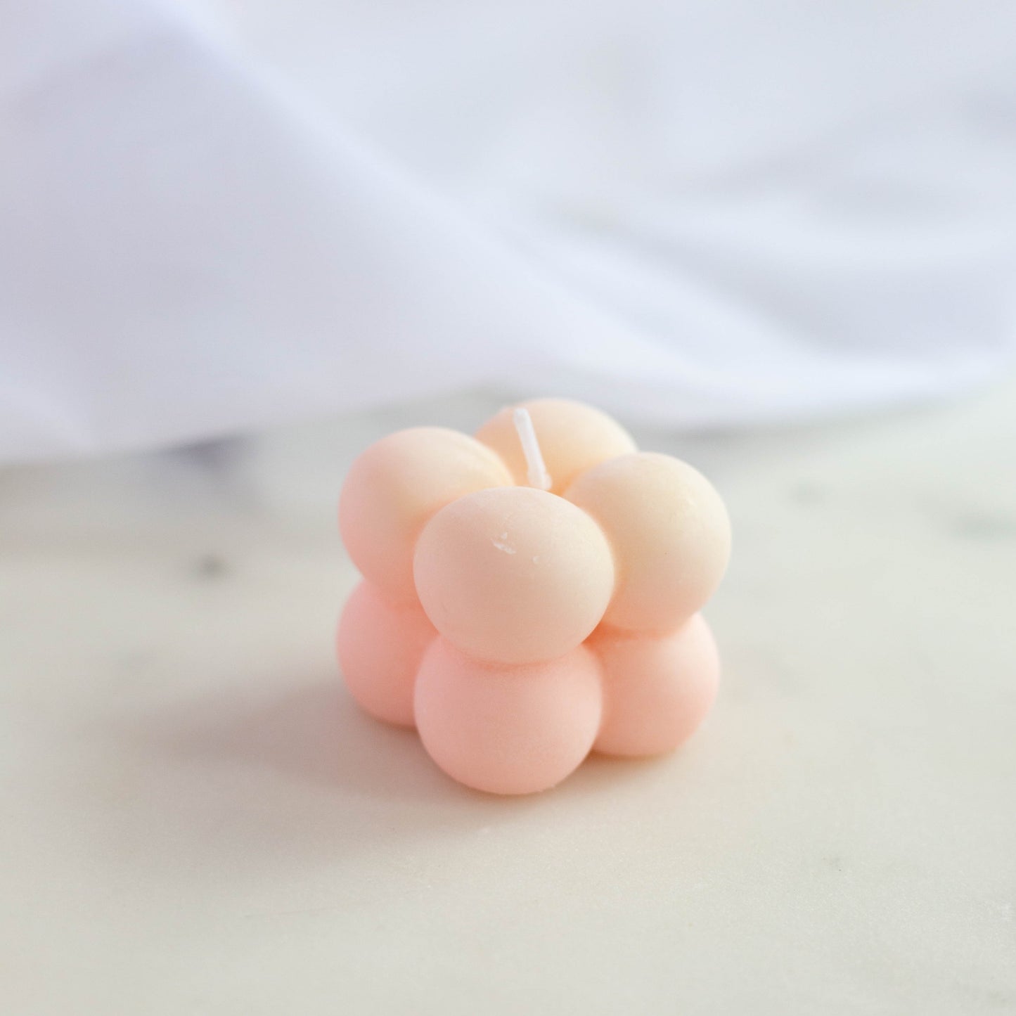 Mini Pink Bubble Candle-Penny Lane Organics