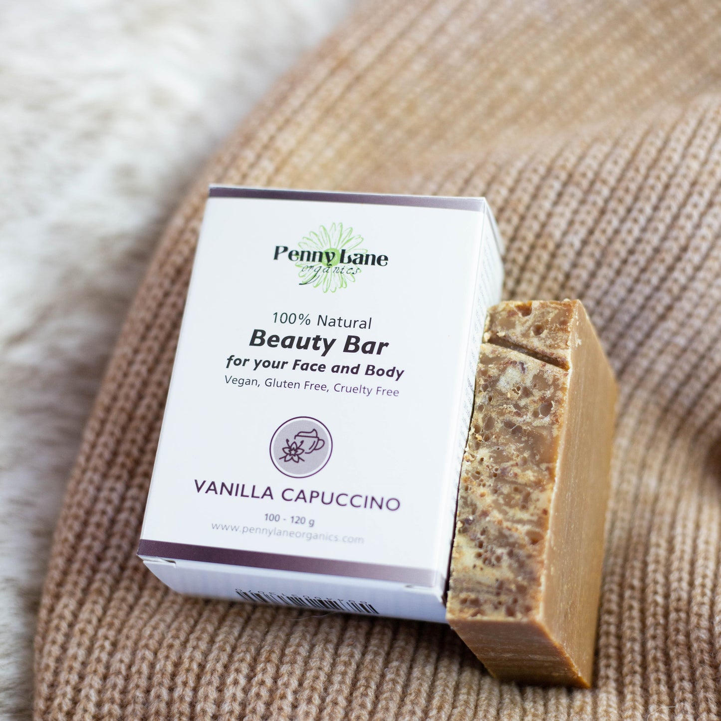 Beauty Bar Vanilla Cappuccino-Penny Lane Organics