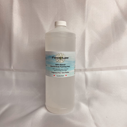 Hand & Body Foaming Soap - Fragrance Free-Penny Lane Organics