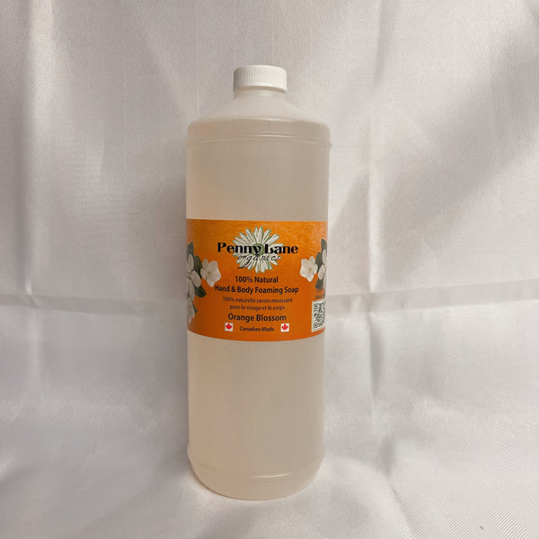 Hand & Body Foaming Soap - Orange Blossom-Penny Lane Organics