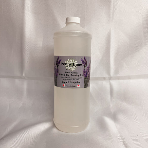 Hand & Body Foaming Soap - French Lavender-Penny Lane Organics