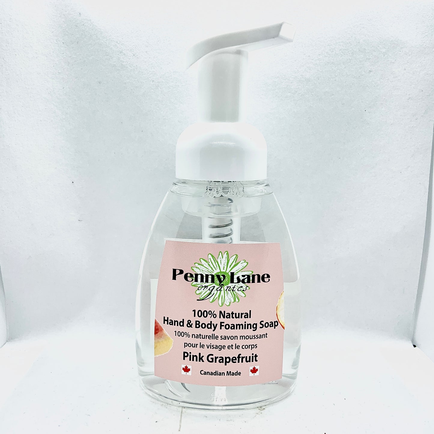 Hand & Body Foaming Soap - Pink Grapefruit-Penny Lane Organics