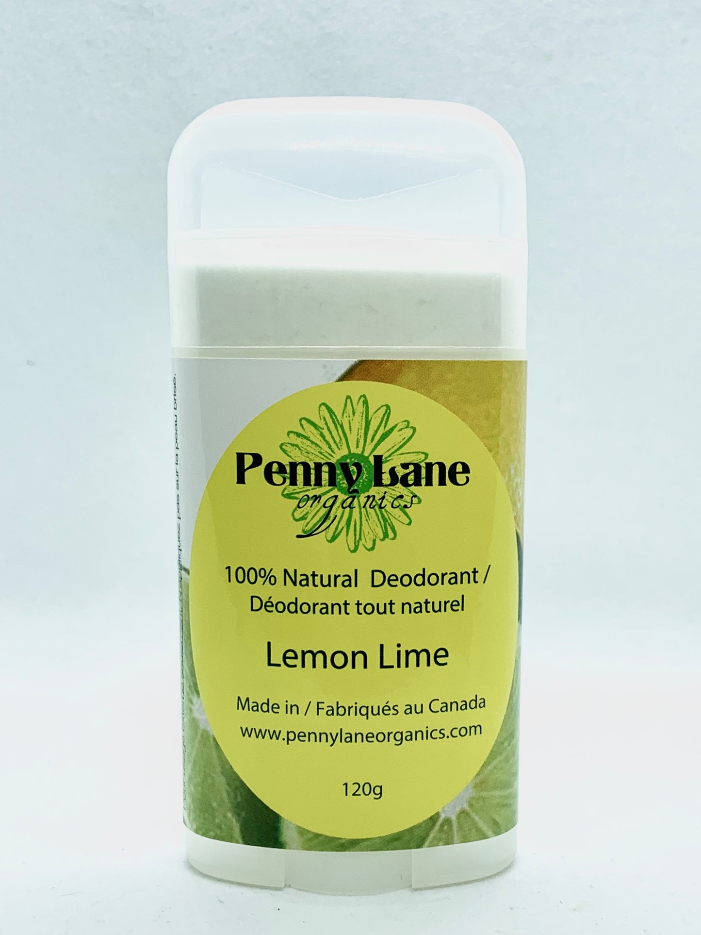 Natural Deodorant Lemon Lime (VEGAN)-Penny Lane Organics