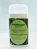 Natural Deodorant Patchouli-Sandalwood (VEGAN)-Penny Lane Organics