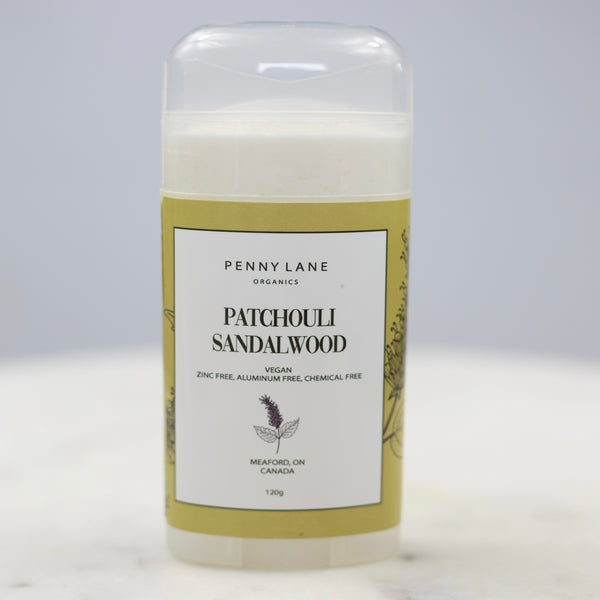 Natural Deodorant Patchouli-Sandalwood (VEGAN)-Penny Lane Organics