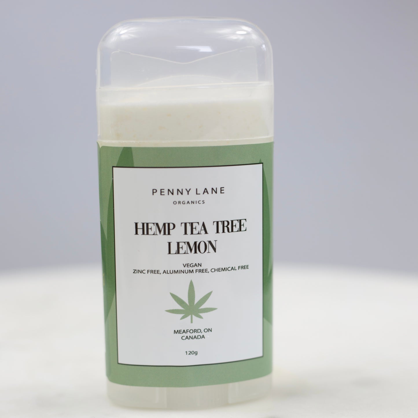 Natural Deodorant Hemp Based Tea Tree Lemon (VEGAN)-Penny Lane Organics