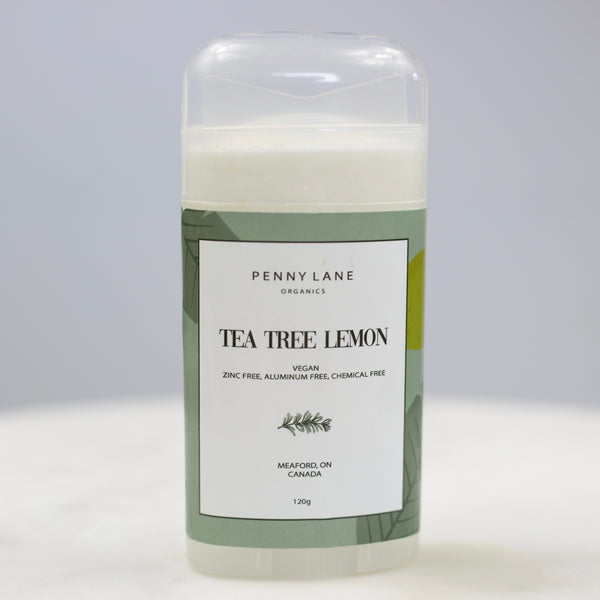 Natural Deodorant Tea-Tree-Lemon (VEGAN)-Penny Lane Organics